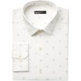 thumbnail image 1 of Bar III - Camisa de vestir con botones de herradura para hombre, color blanco, cuello de 16.5 pulgadas, manga de 32 a 33 pulgadas, 1 of 1