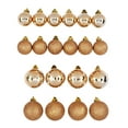 thumbnail image 1 of Holiday Time Shatterproof Christmas Mini Ornaments, Gold, 20 Count, 1 of 5