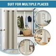 thumbnail image 5 of Joqmia Blackout Curtains for Doorways and Closets, Thermal Insulated Temporary Room Dividers (1 Panel）, 5 of 7