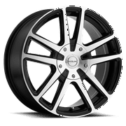 Raceline 145M-ENCORE 17" Cast Aluminum Wheel, ENCORE BMF 17X7.5 4X100/4X108 +40mm Fits select: 2009-2011 FORD FOCUS SE, 2016-2017 HYUNDAI ACCENT SE