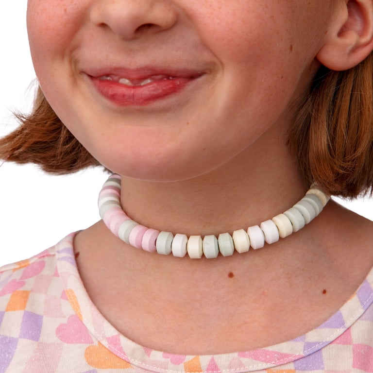 PARTEEZ Candy Necklace for Kids Edible Hard Candies Slim Elastic