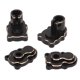 thumbnail image 4 of Eje de portal de latón pulido, compacto y preciso, color negro, apto para coche de control remoto FMS FCX24 a escala 1/24., 4 of 14