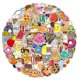 thumbnail image 1 of 100 pegatinas de comida fresca., 1 of 1