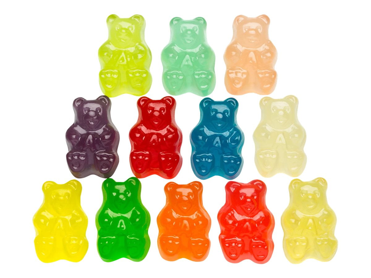 Albanese 12 Flavor Assorted Gummi Bears, Fat Free, 5Pounds (Pack Of 2