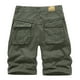 thumbnail image 4 of pstuiky Pantalones cortos para hombre, Pantalones cortos casuales de verano para hombre, de color liso, con múltiples bolsillos, cargo Pantalones cortos de golf, 4 of 6