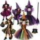 thumbnail image 2 of Disfraz de bruja de Halloween para niñas, traje de Carnaval para niños, vestido de bruja infantil, conjunto de ropa de fantasía, bolsa y sombrero, 2 of 4