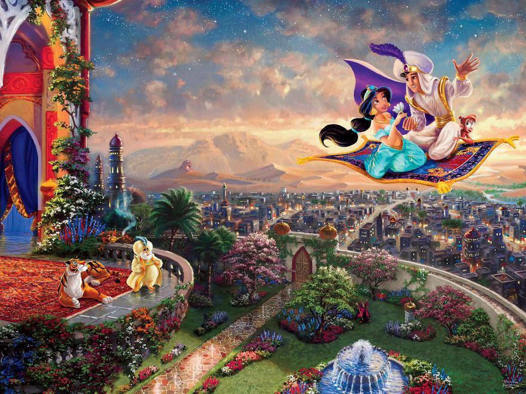Ceaco - Thomas Kinkade - Disney - Aladdin - 750 Piece Jigsaw