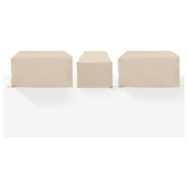 Maykoosh Naturally Nice 3Pc Outdoor Sectional Furniture Cover Set