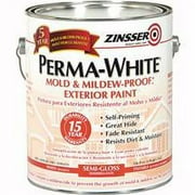 Zinsser 3131 Perma White Exterior Semi-Gloss Paint, 1 Gallon