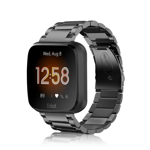 Correa metálica compatible con Fitbit Versa 2, Versa y Versa Lite