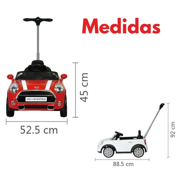 Para Bebé Carro Montable Mini Cooper Montable Mini Cooper Barra De