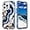 Dark Blue, variant on Compatible with iPhone 13 Pro Max Marble Case Glitter Marble Pattern Case Fashion Luxury 3 in 1 Shockproof Protective Cover for iPhone 13 Pro Max (6.7 inch) Women and Girls