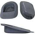thumbnail image 2 of Vakly Heavy Duty Bariatric Bedpan - Large Fracture Bed Pan with Spill-Free Guard, Plastic, Pack of 5, 2 of 6