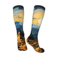 thumbnail image 5 of Lsque Elegant Sunset Sunflower Printed Crew Socks Men's Women's LightWeight Thin Casual Calf Socks ,Knee High Socks,Cotton Socks, 5 of 9