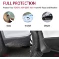 thumbnail image 4 of Mud Flaps Splash Guards For Honda CRV CR-V Accessories 2017 2018 2019 2020 2021 Front and Rear 4pcs Set, 4 of 6