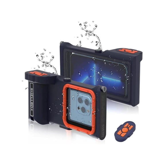 Bluetooth Connection 3rd Generation Diving Phone Case, Professional 15m/50ft Underwater Photography Housings for Snorkeling, Scuba Dive Waterproof Phone Case for iPhone/Samsung/Universal