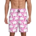 thumbnail image 1 of Vsdgher Beaux Shorts de Pyjama Imprimés pour Hommes Bas de Pyjama Légers avec Poches-Moyen, 1 of 6