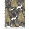 thumbnail image 2 of Stylish Fabric Curious Doe Design 100% Cotton Quilting Fabric for DIY Projects by the Yard (White, Brown, Mocha, Beige), 2 of 2