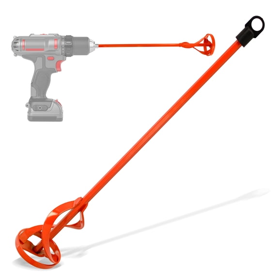 ABN Paint, Compound, Sealer, Cement Mixer for 1-5 Gallon Buckets 3/8in Drive 16.5in long