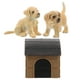thumbnail image 5 of Estatuas de cachorros en miniatura y figuras de animales de casa de muñecas Perros pequeños y mini decoración de animales para figuras de animales de jardín de hadas y accesorios de casa de muñecas, 5 of 8