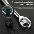 thumbnail image 4 of Juego De Trinquetes  Bloosom Matracas De 1/2, 3/8 Y 1/4 Llaves, Plateado, 4 of 4