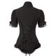 thumbnail image 5 of Blusa con volantes para mujer, camisa medieval de encaje, blusa gótica, 5 of 6