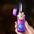thumbnail image 3 of Fankiway Lighters for Candle, Flame Lighter Windproof Flame Adjustable Rechargeable Portable Lighter with Visible Window for Camping Cooking, 3 of 4