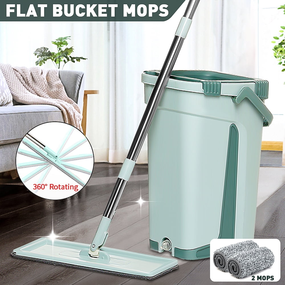 flat mop bucket set