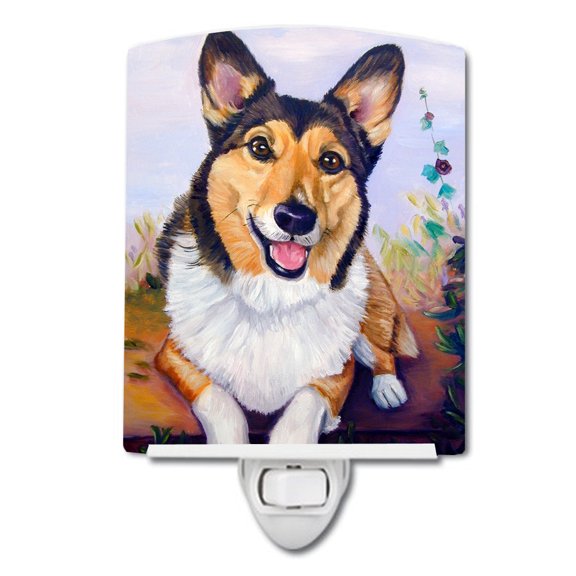 Pembroke Corgi Waiting Ceramic Night Light