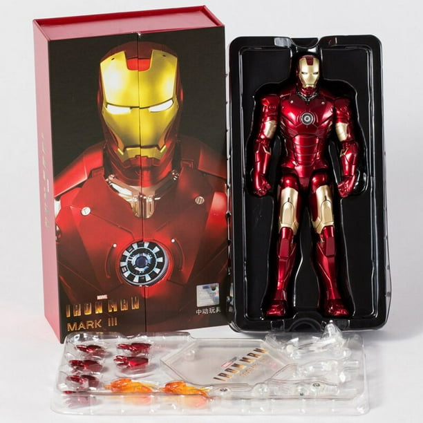 ZD Toys-figura de acción de Iron Man Mark L MK50, 7 ", colección Fivean unisex
