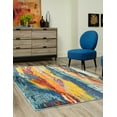 thumbnail image 3 of Rugs.com Haerfest Collection Rug – 2' x 3' Multi Low Rug Perfect For Entryways, Kitchens, Breakfast Nooks, Accent Pieces, 3 of 6