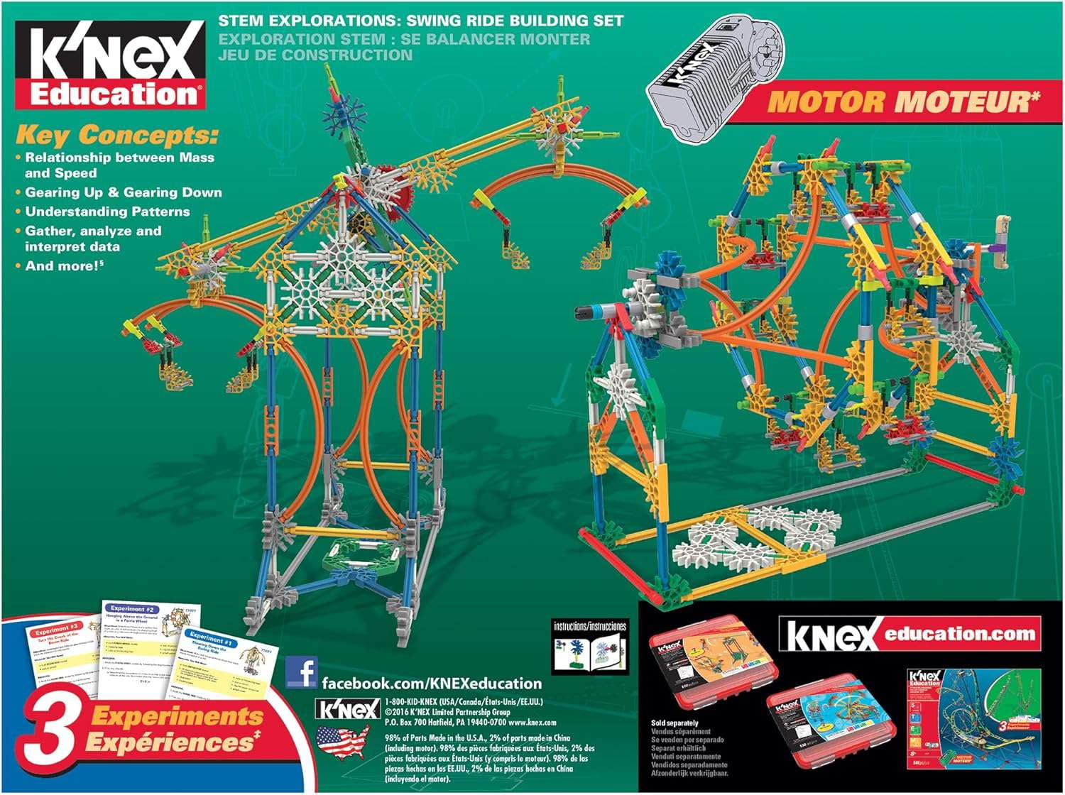 K'NEX Education STEM Explorations: Swing Ride Building Set for