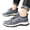 Gray#25, variant on Men’s Athletic Running Shoes Breathable Soft Sole Sneakers for Outdoor Hiking, Comfortable Thick Sole Non-Slip Trail Walking Shoes