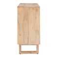 thumbnail image 5 of Bowery Hill Modern / Contemporary Wood Cane Console in Natural, 5 of 19