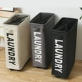thumbnail image 3 of Flat Design Laundry Basket with Floor Roller - Large Capacity  Foldable  Moisture-proof  and Easy Dirty Clothes Storage, 3 of 8