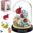 thumbnail image 1 of HLONK Flower Bouquet Butterfly Building Set  Bonsai Tree Building Kit with Dust Cover 530 Pieces Micro Bricks Birthday Gifts for Boys and Girls, 1 of 7