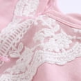 thumbnail image 4 of Ytdscs 5-13T Girls Nightgown Kids Teen Cotton Lace Sleepwear Dress Spring Fall Solid Color Pajamas Toddler Crewneck Nightdress Loose Robe Loungewear for Girls, 4 of 6