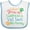 White and Blue, variant on Inktastic Vet Tech Veterinary Technician Like Mommy Boys or Girls Baby Bib