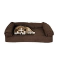 thumbnail image 6 of Dog Bed Orthopedic Pet Sofa Bed with Memory Foam and Foam Stuffed Bolsters 30x20.5x7.5 Bro, 6 of 6