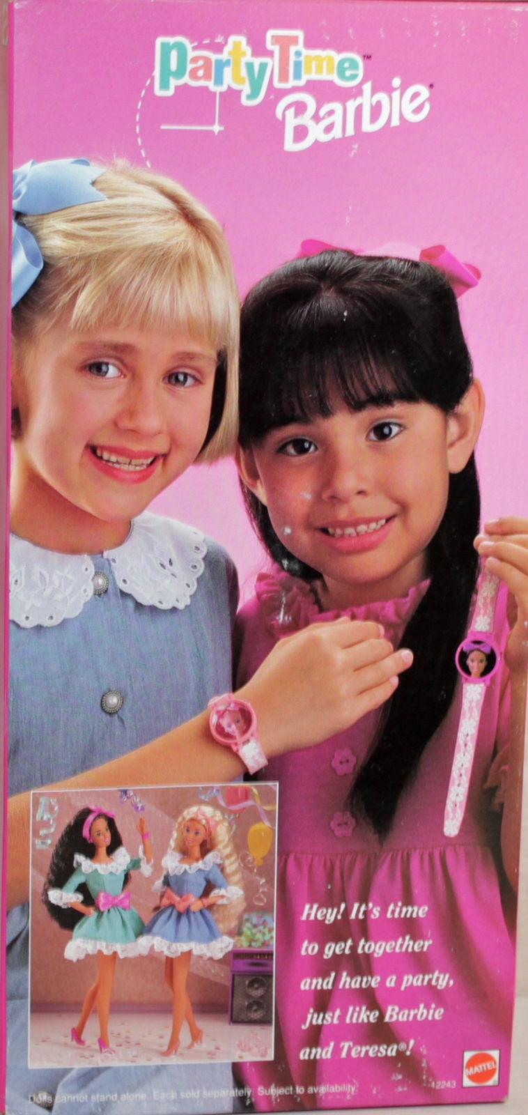 Party Time Barbie Doll Special Edition Includes Watch 1994 Mattel 12243