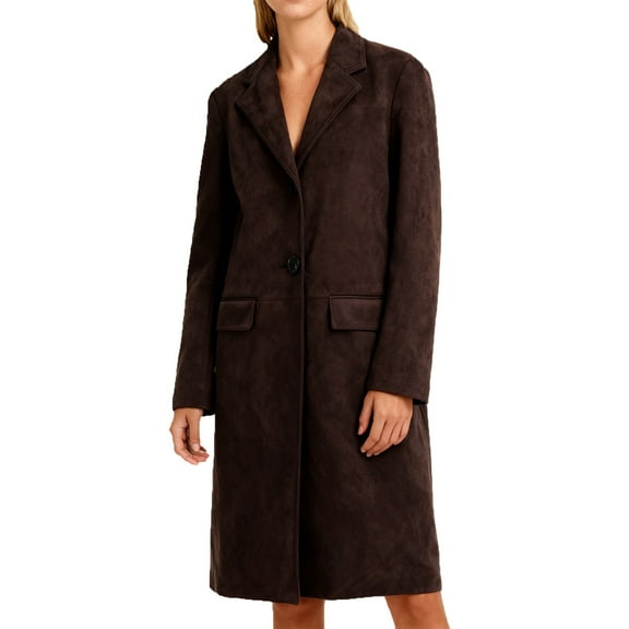 YYDGH Pea Coats For Women Elegant Single Breasted Mid Length Wool Coat Long Sleeve Outwear Overcoat Winter Clothing