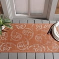 thumbnail image 3 of Safavieh Courtyard Daniel Oriental Indoor/Outdoor Area Rug, Terracotta/Natural, 2' x 3'7", 3 of 12