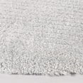 thumbnail image 3 of SAFAVIEH Tahoe Candyce Solid Shag Area Rug, Light Grey, 6'7" x 6'7" Round, 3 of 8