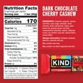thumbnail image 4 of KIND Gluten Free Dark Chocolate Cherry Cashew Snack Bars, 1.4 oz, 6 Count Box, 4 of 14