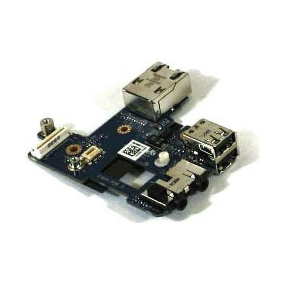 Pre-Owned Genuine Dell Latitude E6400 Laptop USB Board LAN Ethernet Audio USB Board LS-3809 LS-3804 (Good)