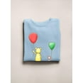 thumbnail image 3 of Pooh Bear W Balloons Sweatshirt Women -Smartprints Designs, Female XX-Large, 3 of 4