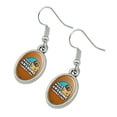 thumbnail image 2 of Garfield This is What Awesome Looks Like Novelty Dangling Drop Oval Charm Earrings, 2 of 5