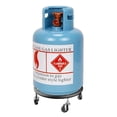 thumbnail image 1 of Base de cilindro de Gas móvil, accesorios de soporte de tanque de Gas, rotación de alta resistencia, soporte de planta de 360 grados, bandeja de Negro sin freno 287 cm, 1 of 8