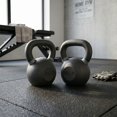 thumbnail image 3 of MotionGrey 45lb Cast Iron Kettlebell with Textured Non-Slip Grip Handle for Strength Training, Home Gym & Full Body Workout, 3 of 4
