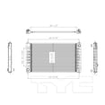 thumbnail image 3 of TYC 2988 Radiator Assembly For 07-19 Nissan Altima Maxima, 3 of 4